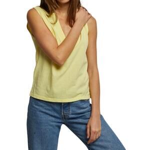 NEW PERFECTWHITETEE margot tank in yellow